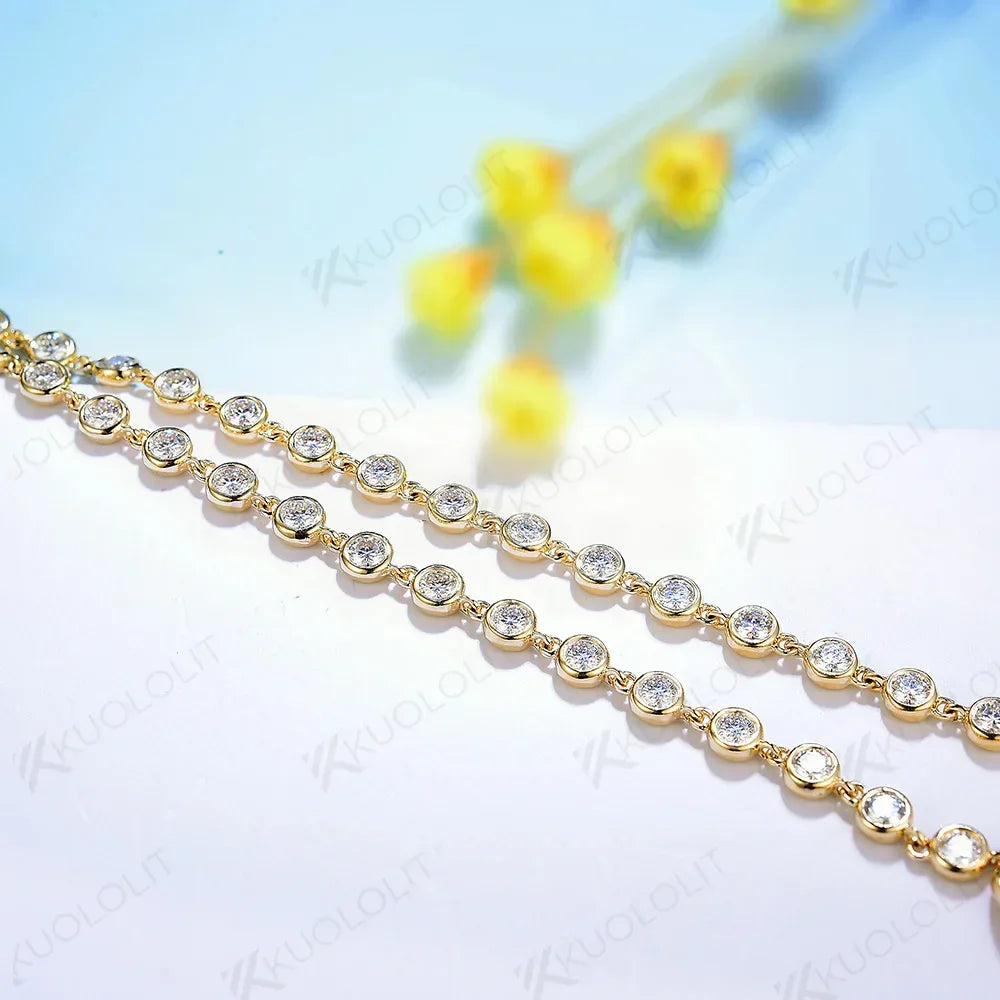 Necklace For Women 14K 10K 9K Gold 925 Silver Chain Necklace