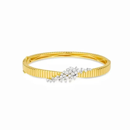 gold Plated Sterling Silver Bangle bracelets women jewellery women Original