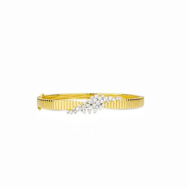 gold Plated Sterling Silver Bangle bracelets women jewellery women Original