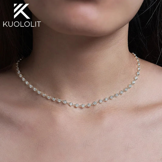 Necklace For Women 14K 10K 9K Gold 925 Silver Chain Necklace