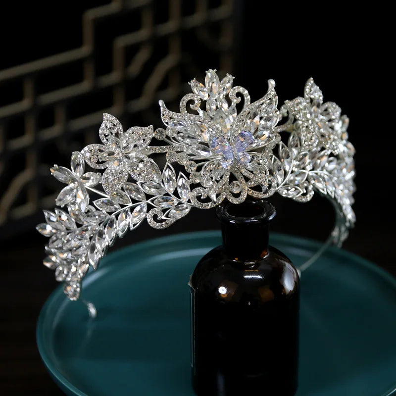 Bride tiara Fashion Queen Wedding Crown Headpiece Wedding Hair Jewelry Accessories