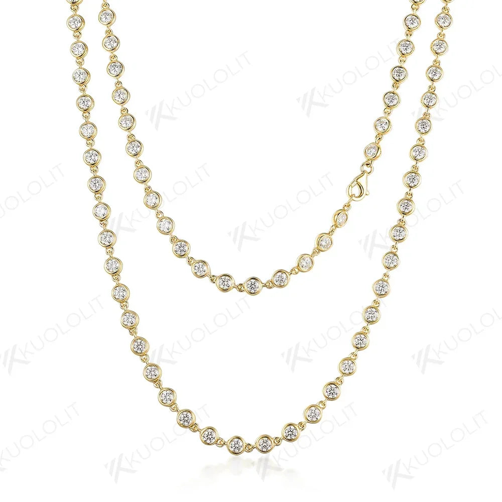 Necklace For Women 14K 10K 9K Gold 925 Silver Chain Necklace